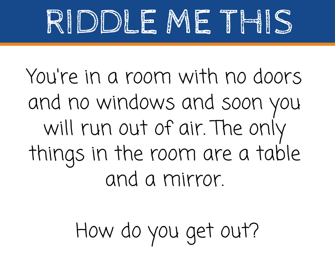 dining room table riddle